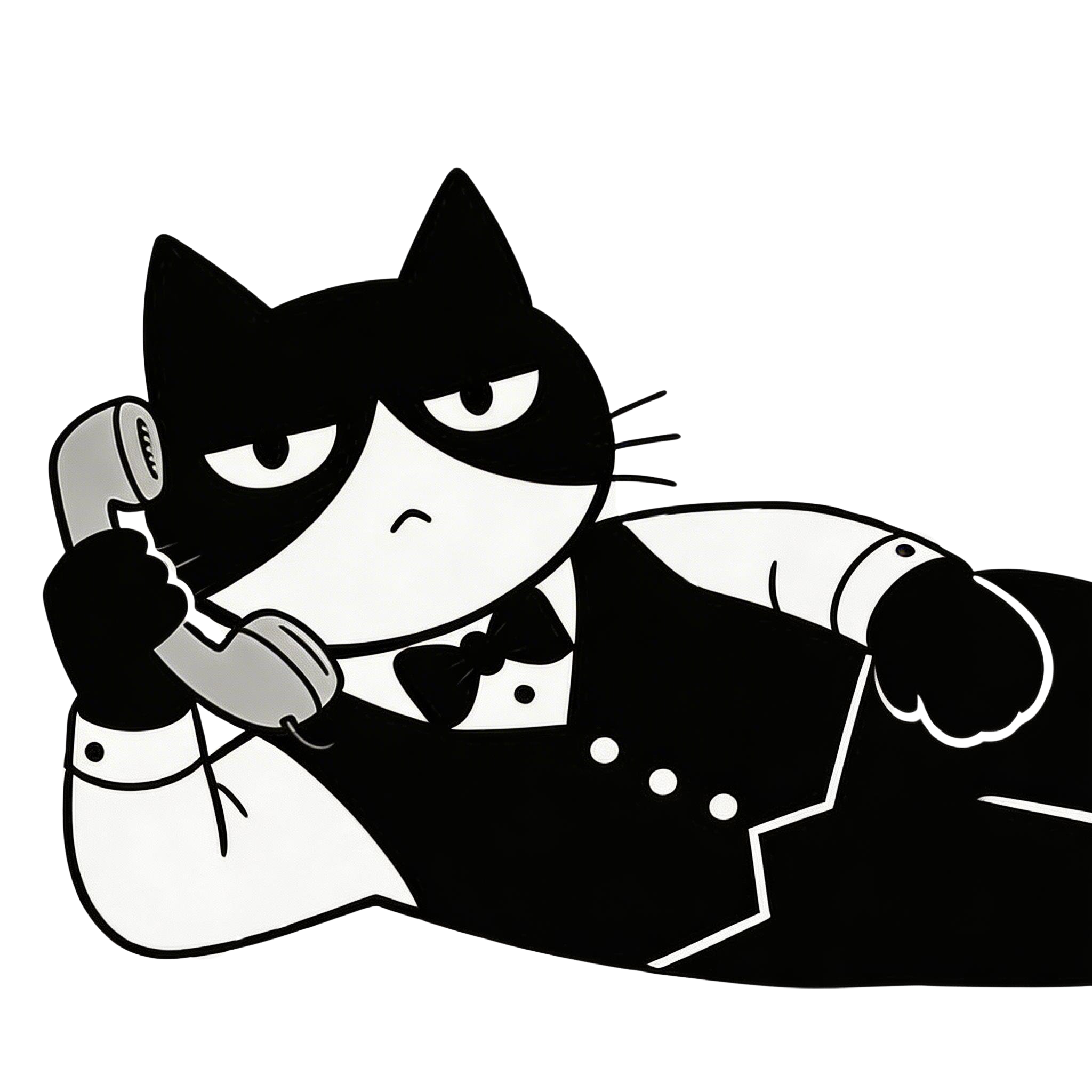 電話するねこやまさん